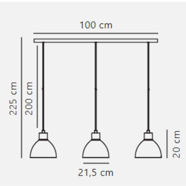 Nordlux POP - 3 Light Metal Indoor Pendant-Nordlux-Ozlighting.com.au