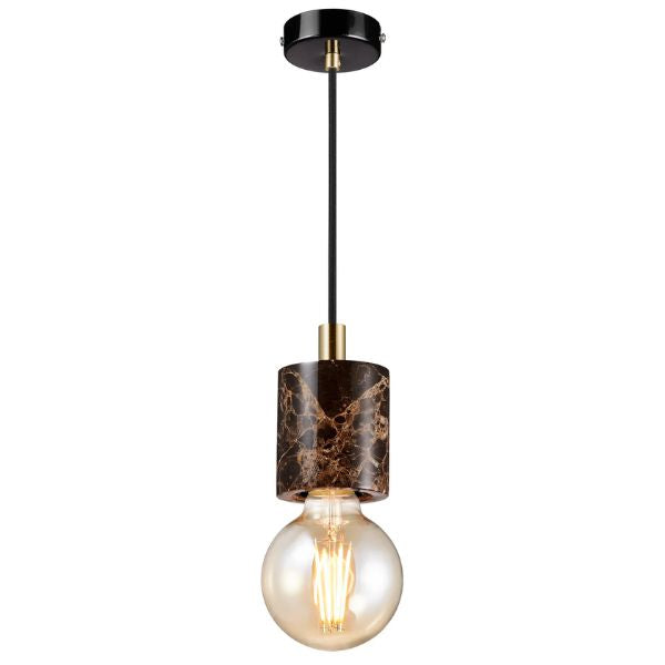 Nordlux SIV - 1 Light Marble Suspension Cable Pendant Light-Nordlux-Ozlighting.com.au