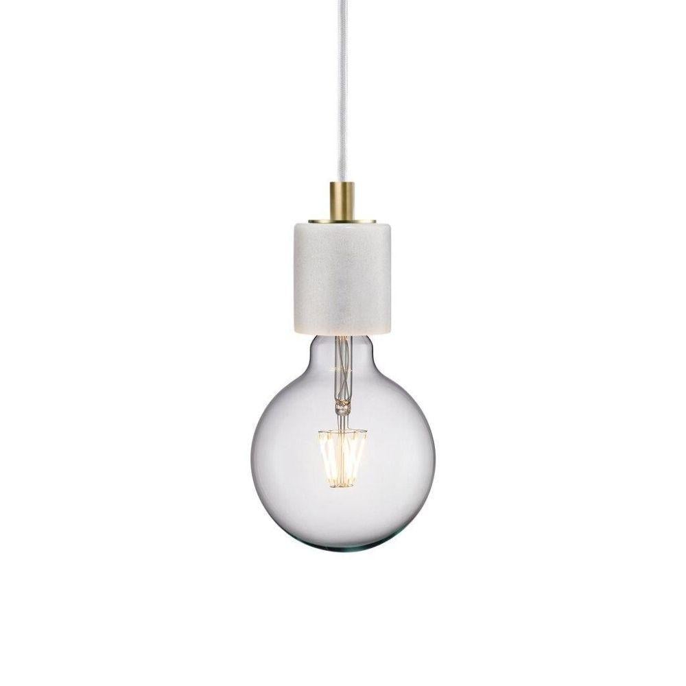 Nordlux SIV - 1 Light Marble Suspension Cable Pendant Light-Nordlux-Ozlighting.com.au