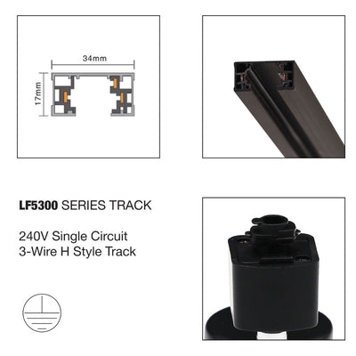 Oriel - 2/3 Light Track Kit-Oriel Lighting-Ozlighting.com.au
