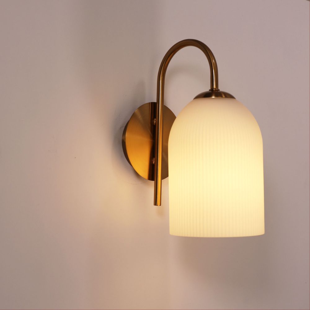 Oriel ARLEY - 25W Opal Matt Wall Light-Oriel Lighting-Ozlighting.com.au