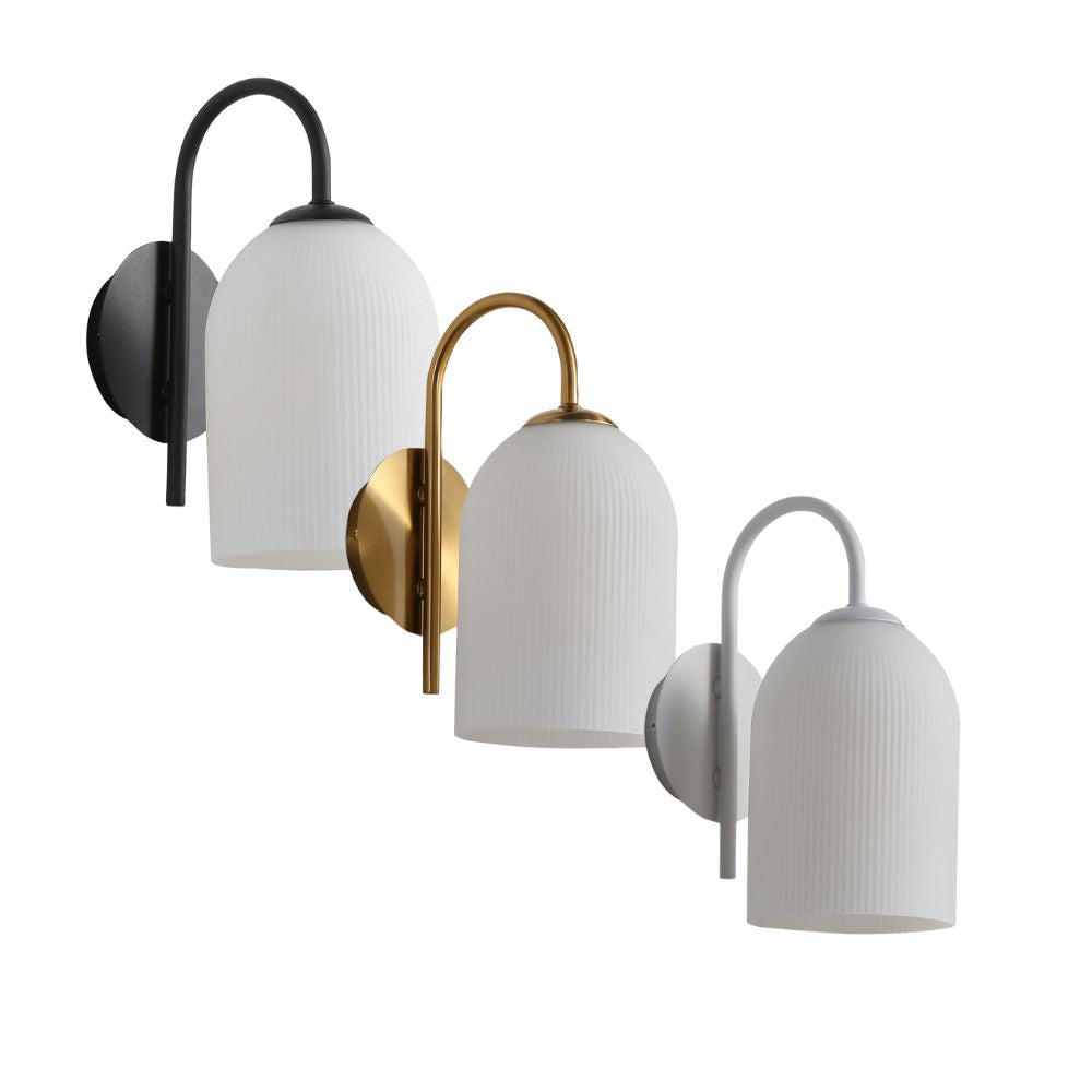 Oriel ARLEY - 25W Opal Matt Wall Light-Oriel Lighting-Ozlighting.com.au