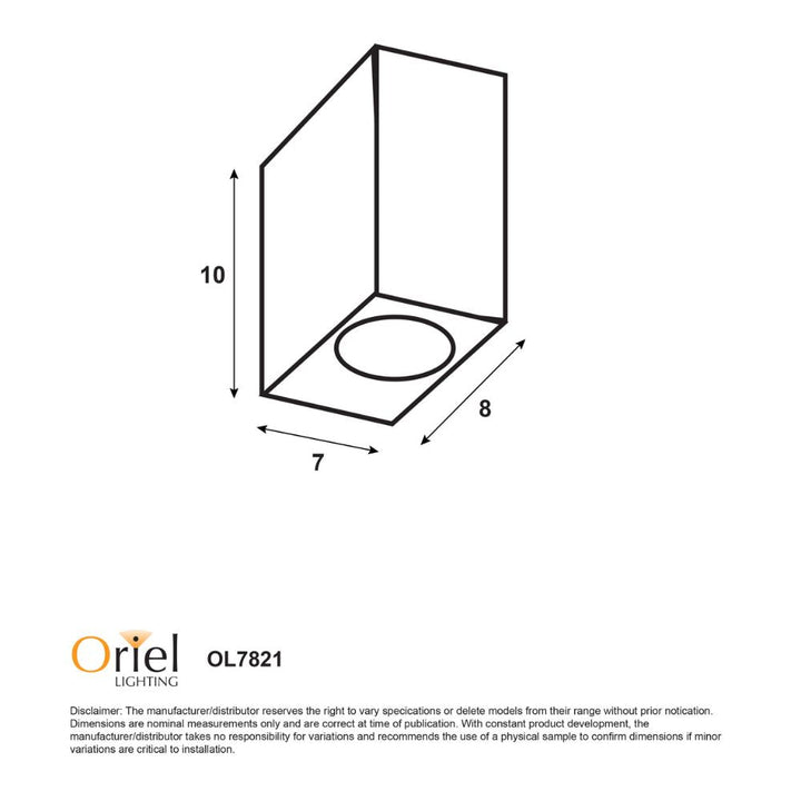 Oriel ATLAS - 25W Wall Light-Oriel Lighting-Ozlighting.com.au