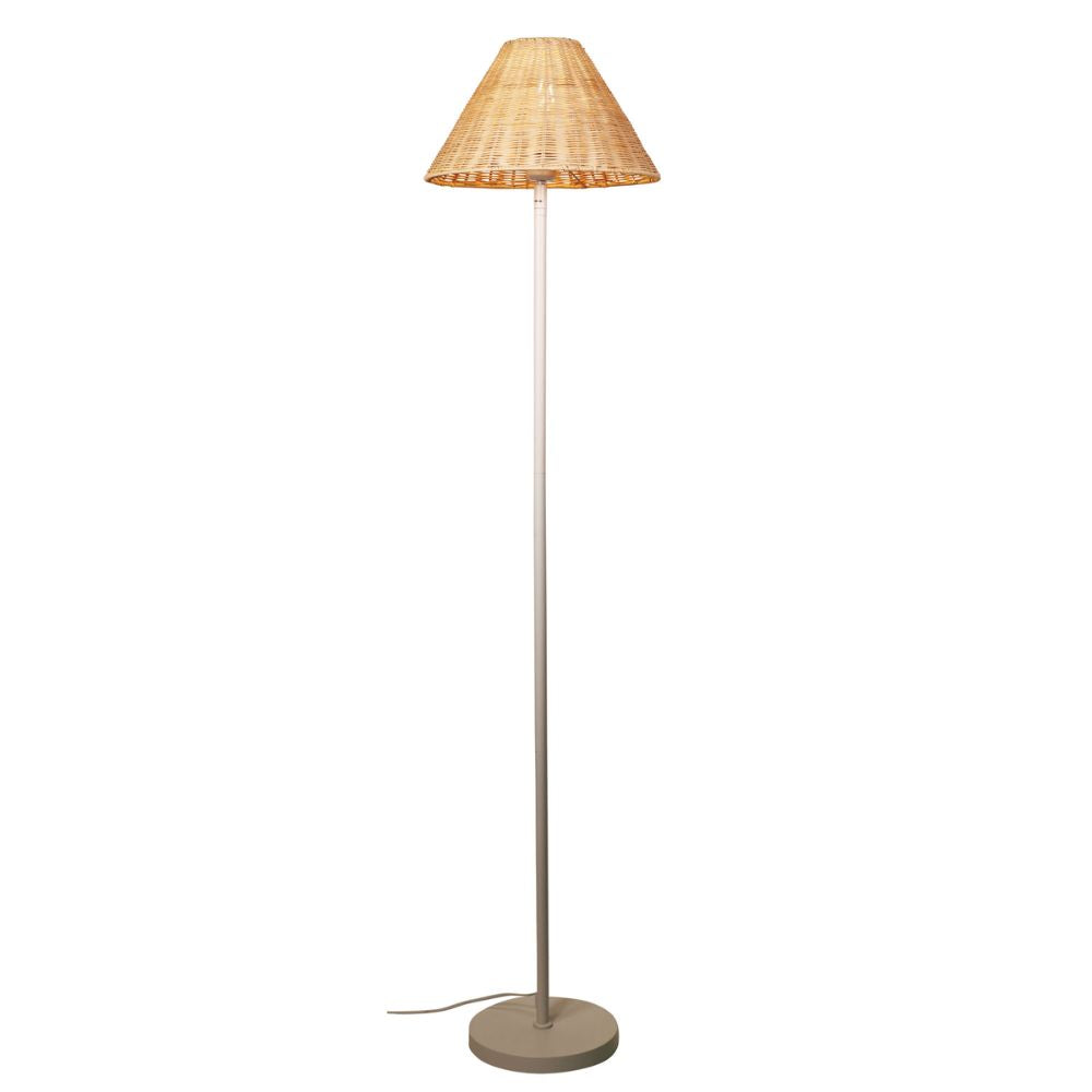 Oriel BELIZE - Rattan Floor Lamp-Oriel Lighting-Ozlighting.com.au