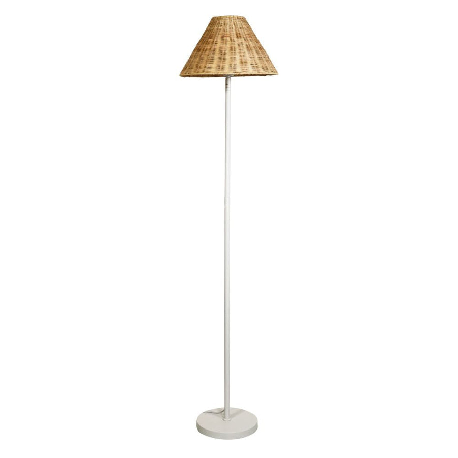 Oriel BELIZE - Rattan Floor Lamp-Oriel Lighting-Ozlighting.com.au