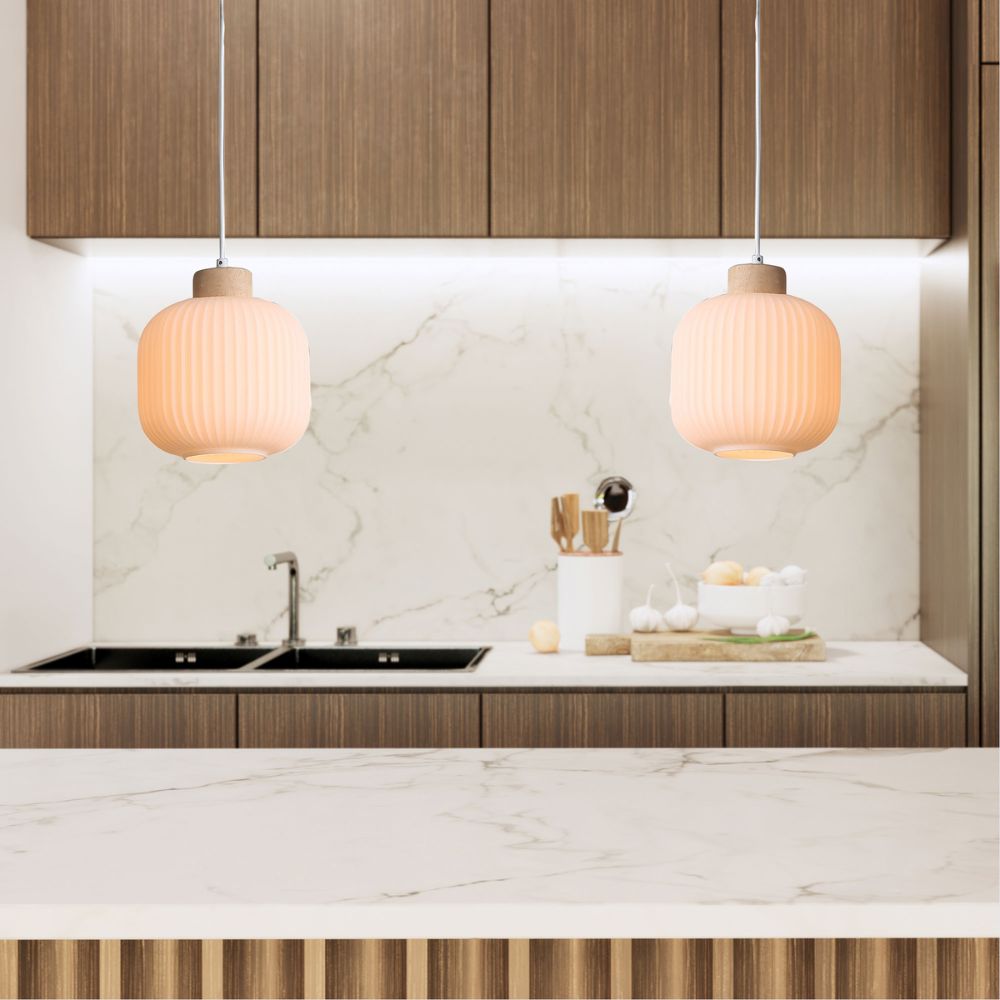 Oriel BOLLI - 1 Light Pendant-Oriel Lighting-Ozlighting.com.au