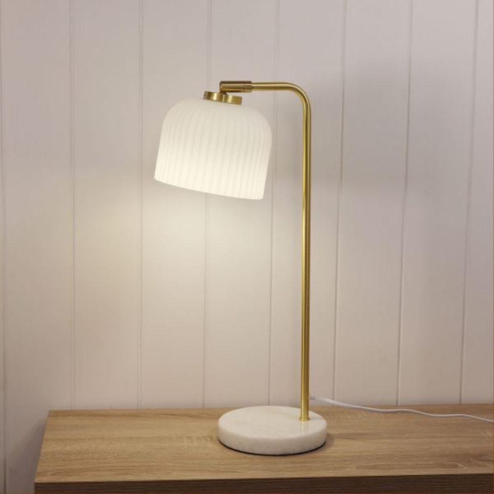 Oriel CHARLOTTE - Glass Decorative Task Lamp-Oriel Lighting-Ozlighting.com.au