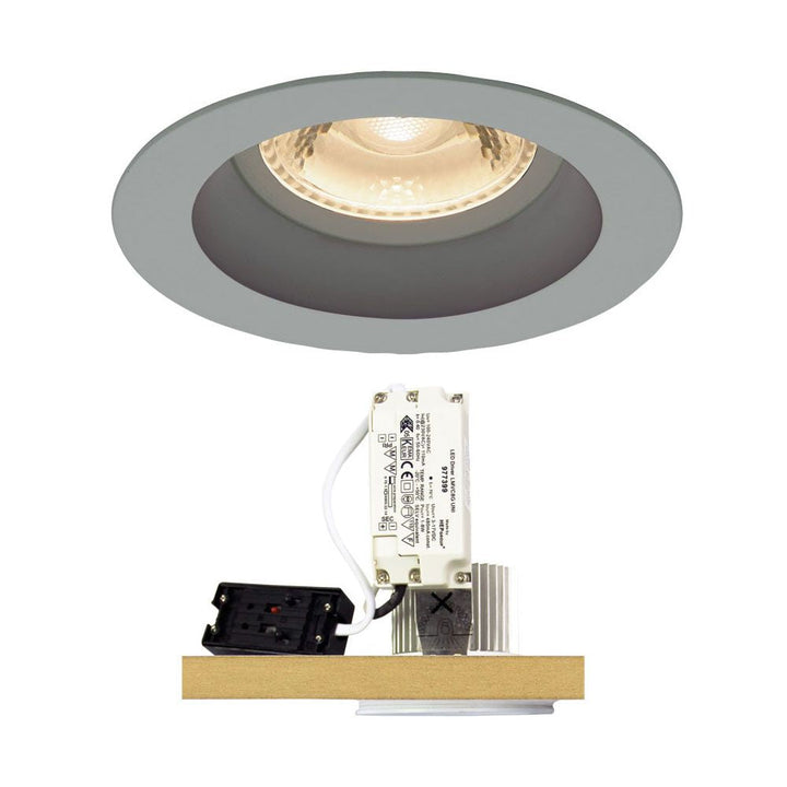 Oriel COAST - 6W LED Single Colour Deep face Downlight - 3000K-Oriel Lighting-Ozlighting.com.au