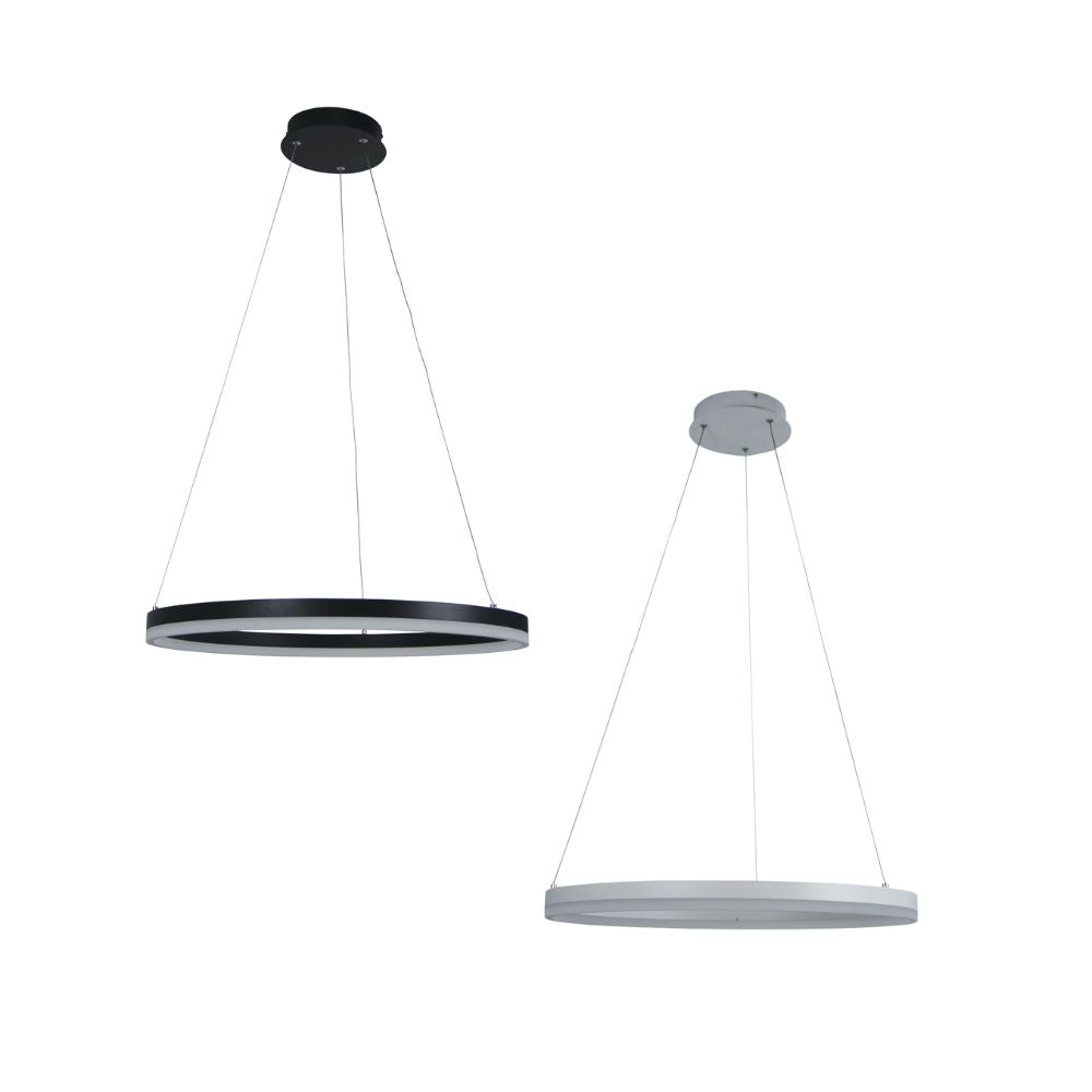 Oriel CRONUS - 1 Light Halo Pendant-Oriel Lighting-Ozlighting.com.au