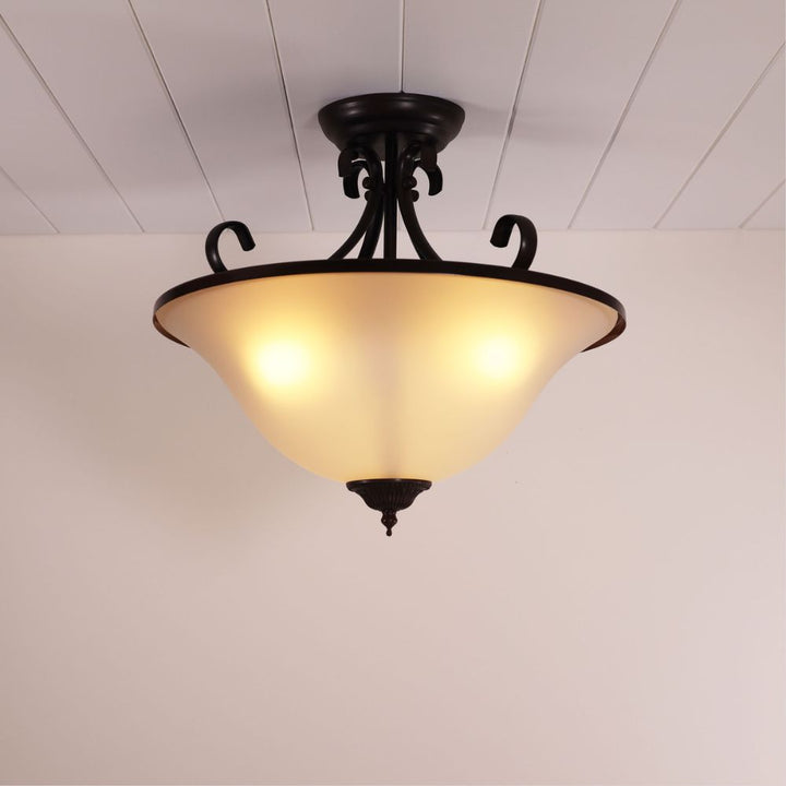 Oriel GASTON II - 3 Light Semiflush Pendant-Oriel Lighting-Ozlighting.com.au