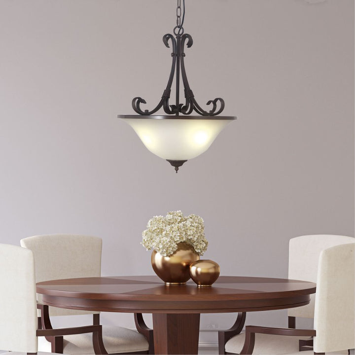 Oriel GASTON II - 3 Light Traditional Pendant-Oriel Lighting-Ozlighting.com.au