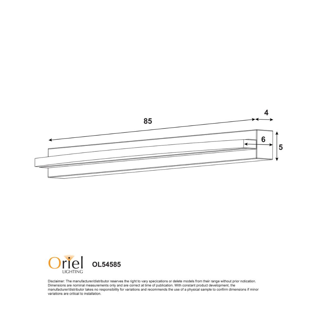 Oriel GEBO - CTS Vanity Light-Oriel Lighting-Ozlighting.com.au