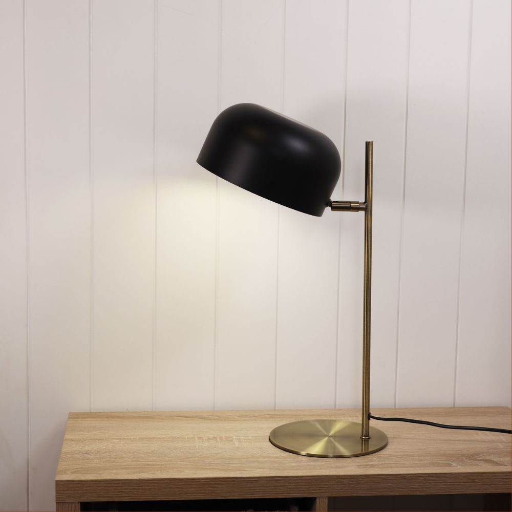 Oriel GEORGE - Metal Mid-Century Desk Lamp-Oriel Lighting-Ozlighting.com.au