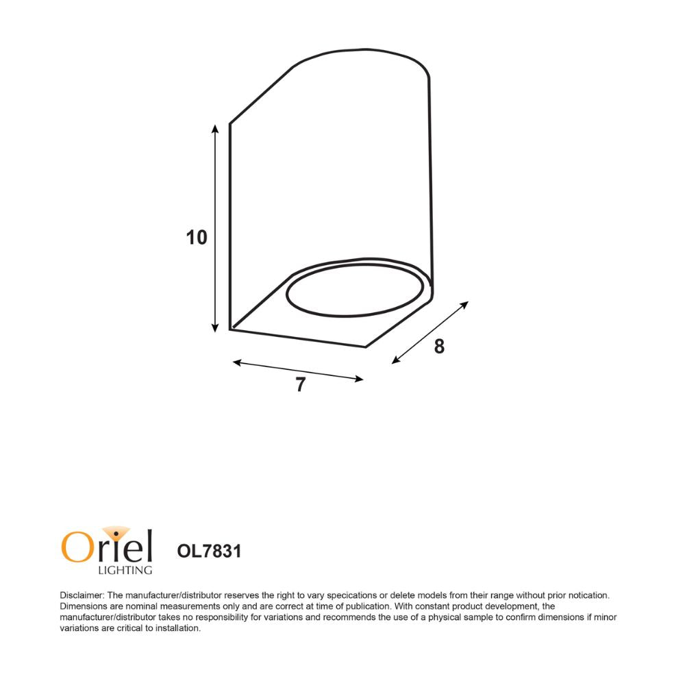 Oriel HERA - 25W Outdoor Wall Light-Oriel Lighting-Ozlighting.com.au