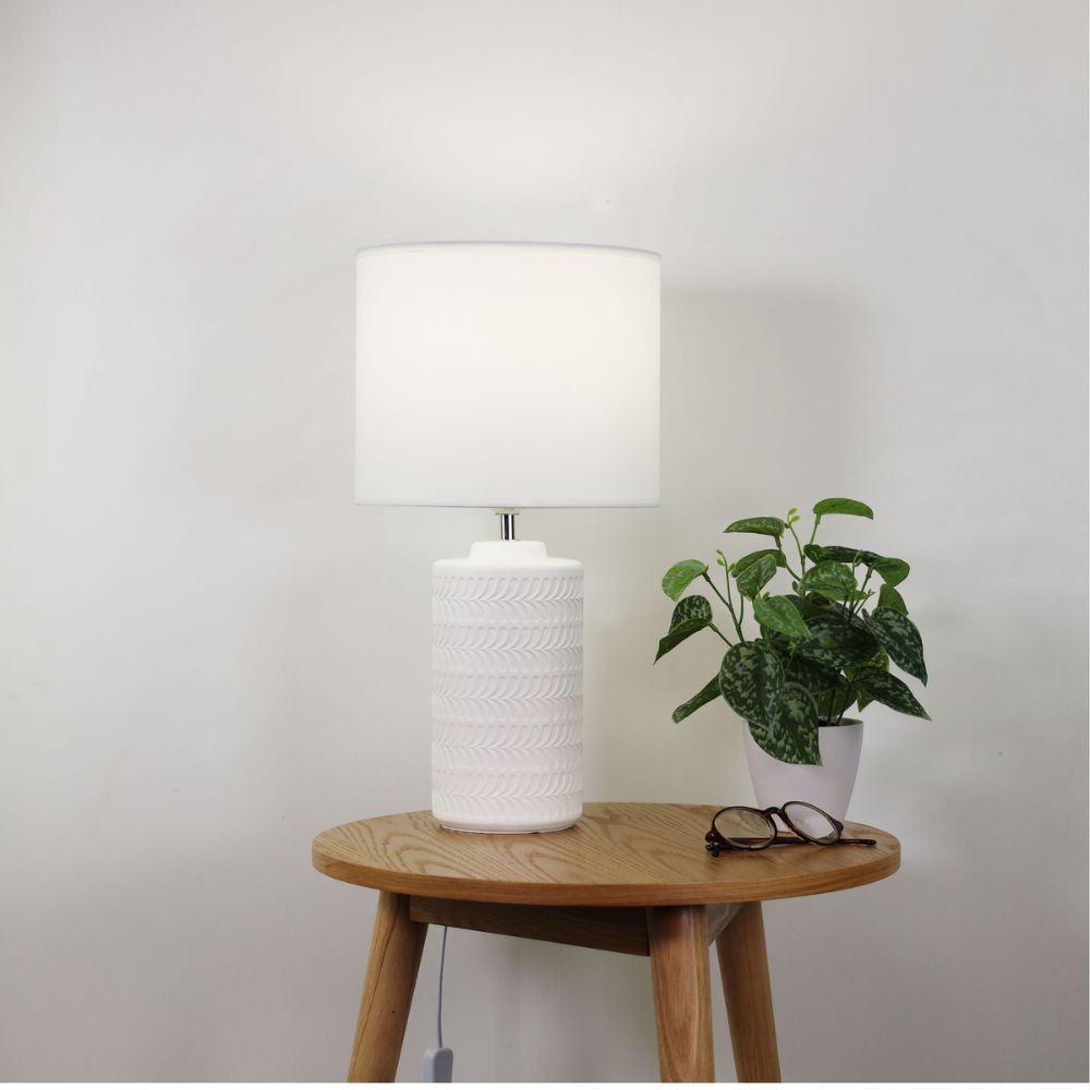 Oriel JENNY - 25W Ceramic Table Lamp-Oriel Lighting-Ozlighting.com.au