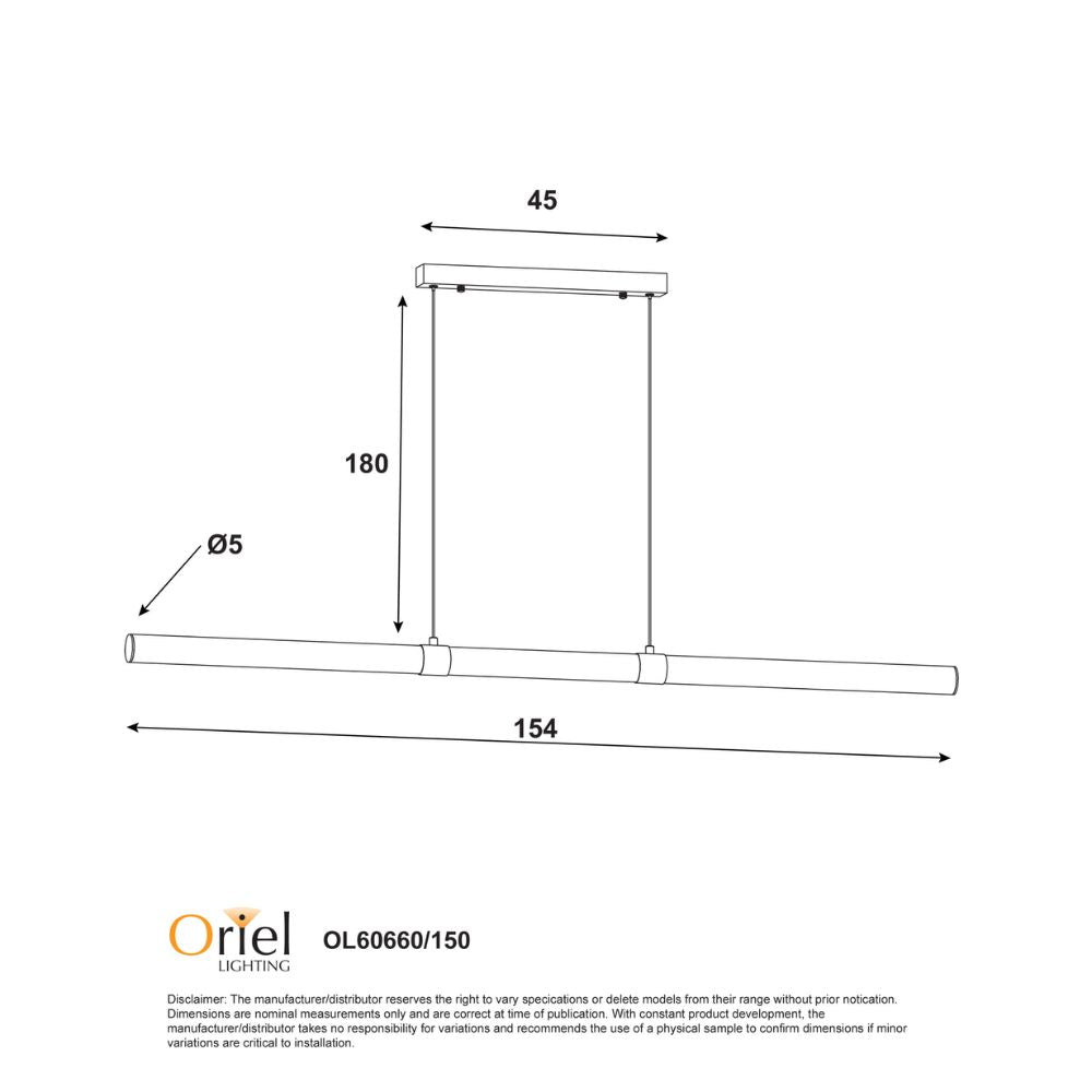 Oriel KALLITA - CTS LED Pendant-Oriel Lighting-Ozlighting.com.au