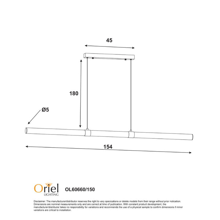 Oriel KALLITA - CTS LED Pendant-Oriel Lighting-Ozlighting.com.au