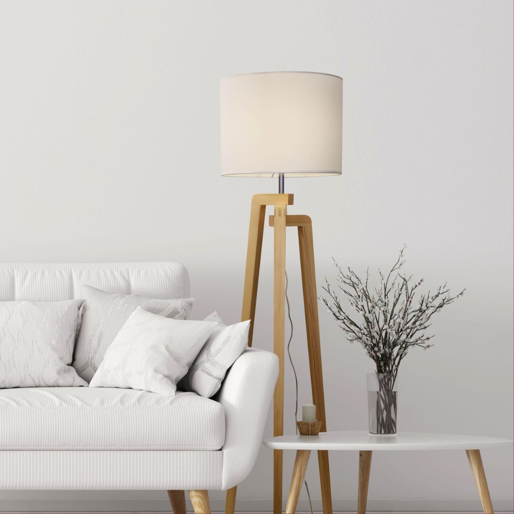 Oriel LUND - 25W Tripod Floor Lamp-Oriel Lighting-Ozlighting.com.au