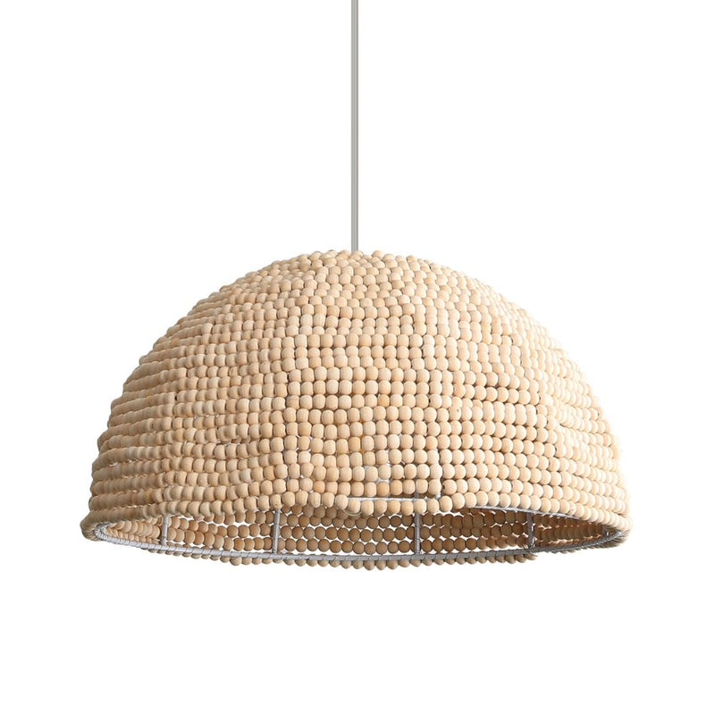 Oriel MALAGA - 1 Light Wood Pendant (Shade Only)-Oriel Lighting-Ozlighting.com.au