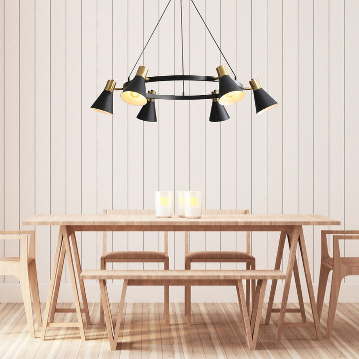 Oriel NORBERT - 6 Light Pendant-Oriel Lighting-Ozlighting.com.au