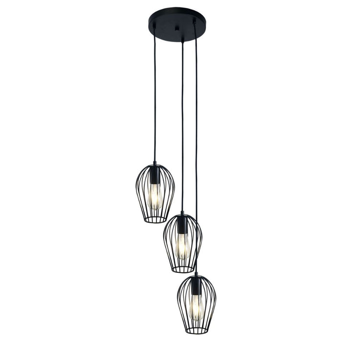 Oriel OLAM - 3 Light Pendant-Oriel Lighting-Ozlighting.com.au