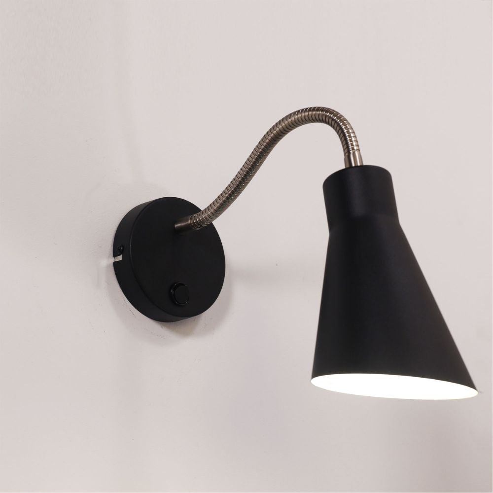 Oriel THOR - 25W Switched Flexible Wall Light-Oriel Lighting-Ozlighting.com.au