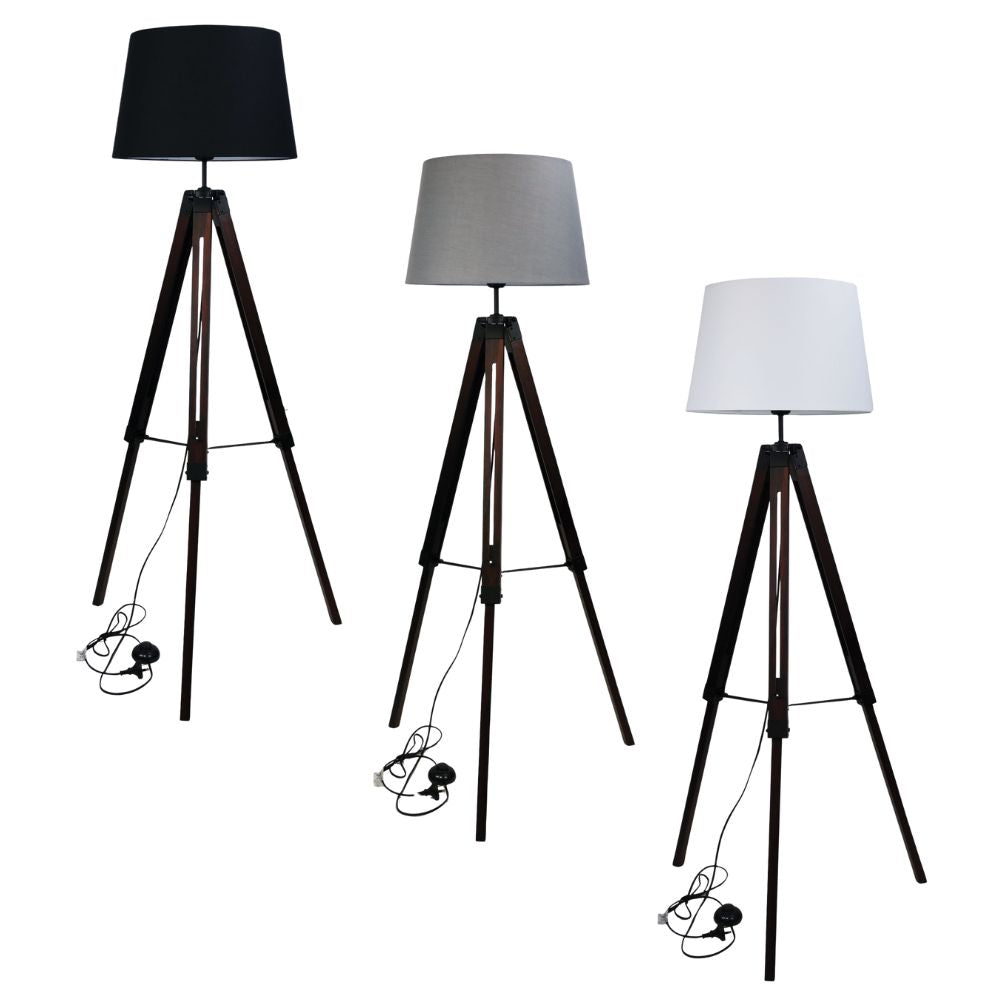 Oriel TREVI - 25W Tripod Floor Lamp-Oriel Lighting-Ozlighting.com.au