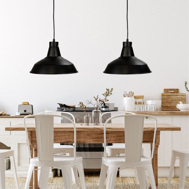 Oriel WAREHOUSER - 1 Light Industrial Pendant-Oriel Lighting-Ozlighting.com.au