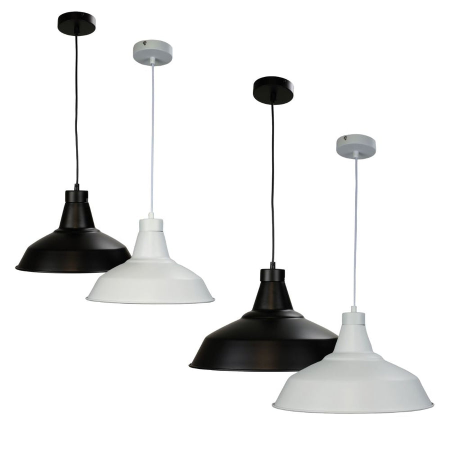 Oriel WAREHOUSER - 1 Light Industrial Pendant-Oriel Lighting-Ozlighting.com.au