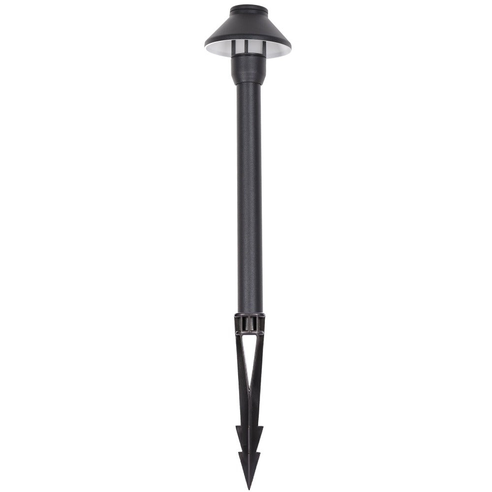 Pro Light Club PPL1301 - 3.5W LED G4 12V DC Exterior Small Hooded Spike Path Light IP65 Aluminium - DRIVER REQUIRED-Pro Light Club-Ozlighting.com.au