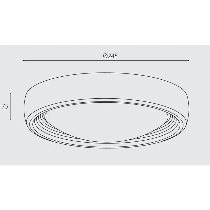 SCI COASTAL - 8W/13W LED 190mm/245mm Exterior LED Bunker Ceiling Light IP65 - 3000K-SCI-Ozlighting.com.au