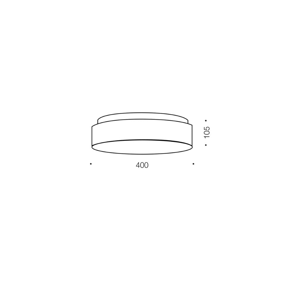 Telbix AMELIA 40 - 32W LED Oyster - Tri-Colour-Telbix-Ozlighting.com.au