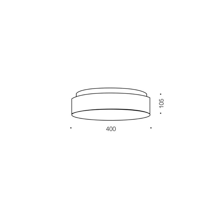 Telbix AMELIA 40 - 32W LED Oyster - Tri-Colour-Telbix-Ozlighting.com.au