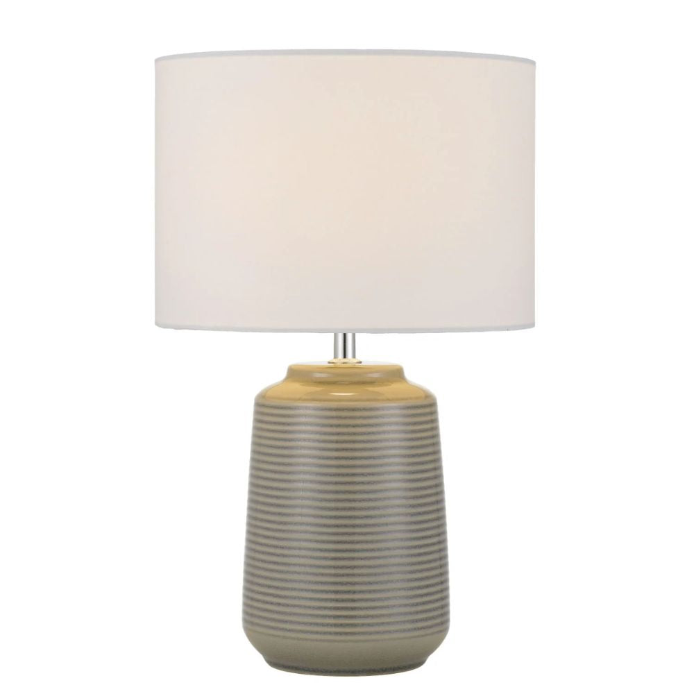 Telbix ANNI - Ribbed Ceramic Table Lamp-Telbix-Ozlighting.com.au