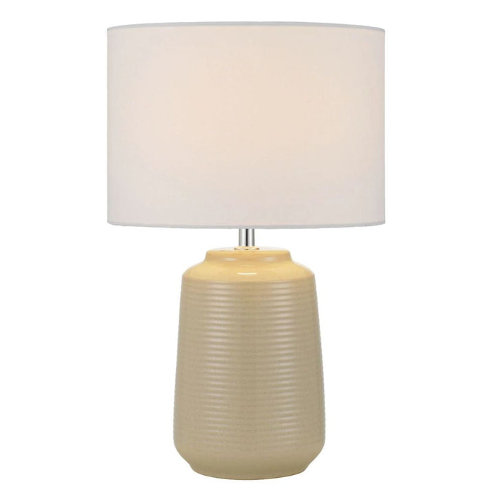 Telbix ANNI - Ribbed Ceramic Table Lamp-Telbix-Ozlighting.com.au