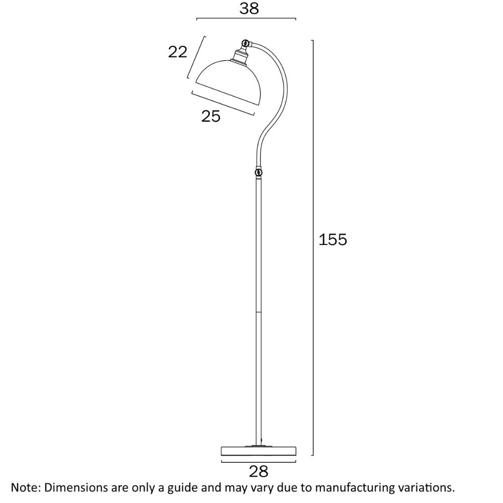 Telbix BREVIK - 25W Floor Lamp-Telbix-Ozlighting.com.au