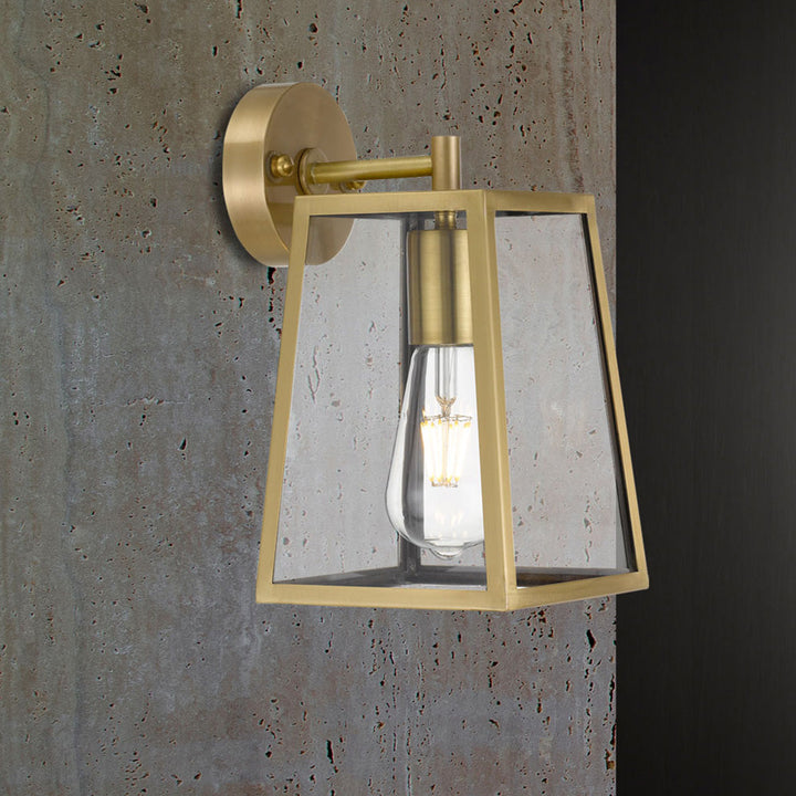 Telbix CANTENA - Solid Brass Outdoor Wall Light IP43-Telbix-Ozlighting.com.au