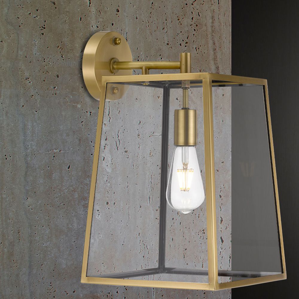 Telbix CANTENA - Solid Brass Outdoor Wall Light IP43-Telbix-Ozlighting.com.au