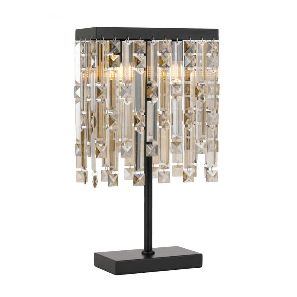 Telbix CERONE - Optik Crystal Table Lamp-Telbix-Ozlighting.com.au