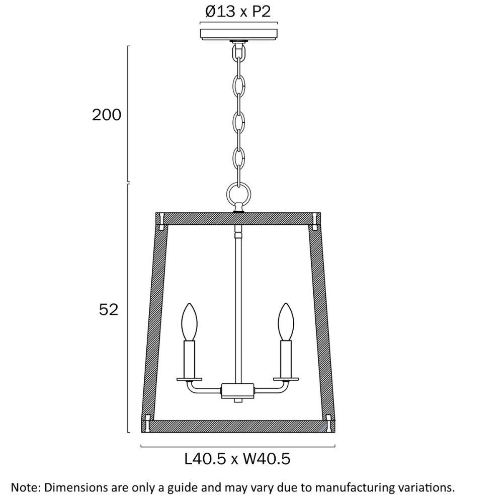 Telbix DALTON - 4 Light Pendant-Telbix-Ozlighting.com.au