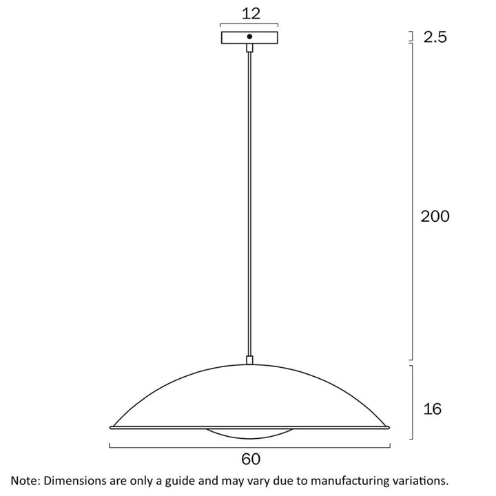 Telbix DAXIA - 1 Light Pendant-Telbix-Ozlighting.com.au