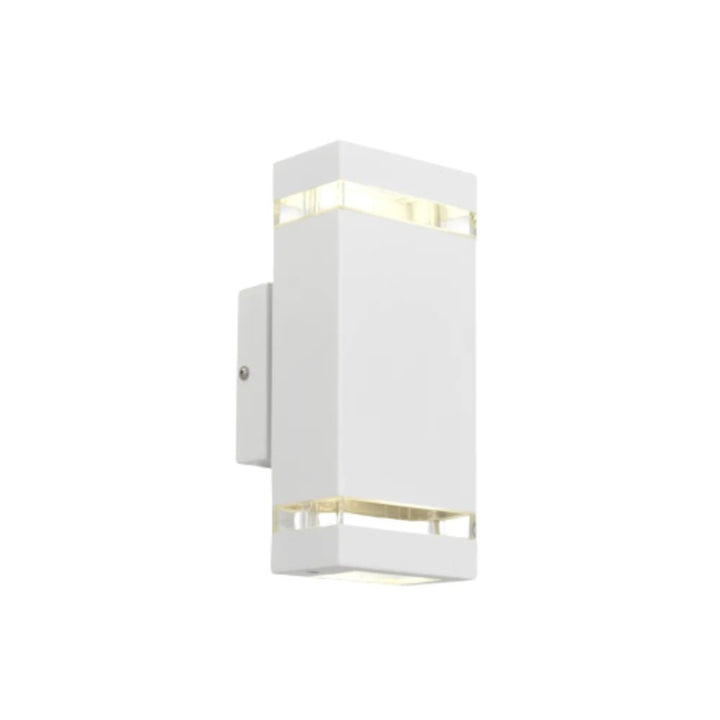 Telbix DIXON 2 - 2x6W LED GU10 Exterior Up/Down Wall Light IP44 - 4000K-Telbix-Ozlighting.com.au