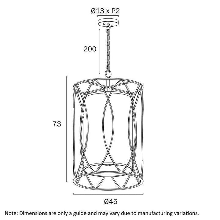 Telbix DOVER - 4 Light Pendant-Telbix-Ozlighting.com.au