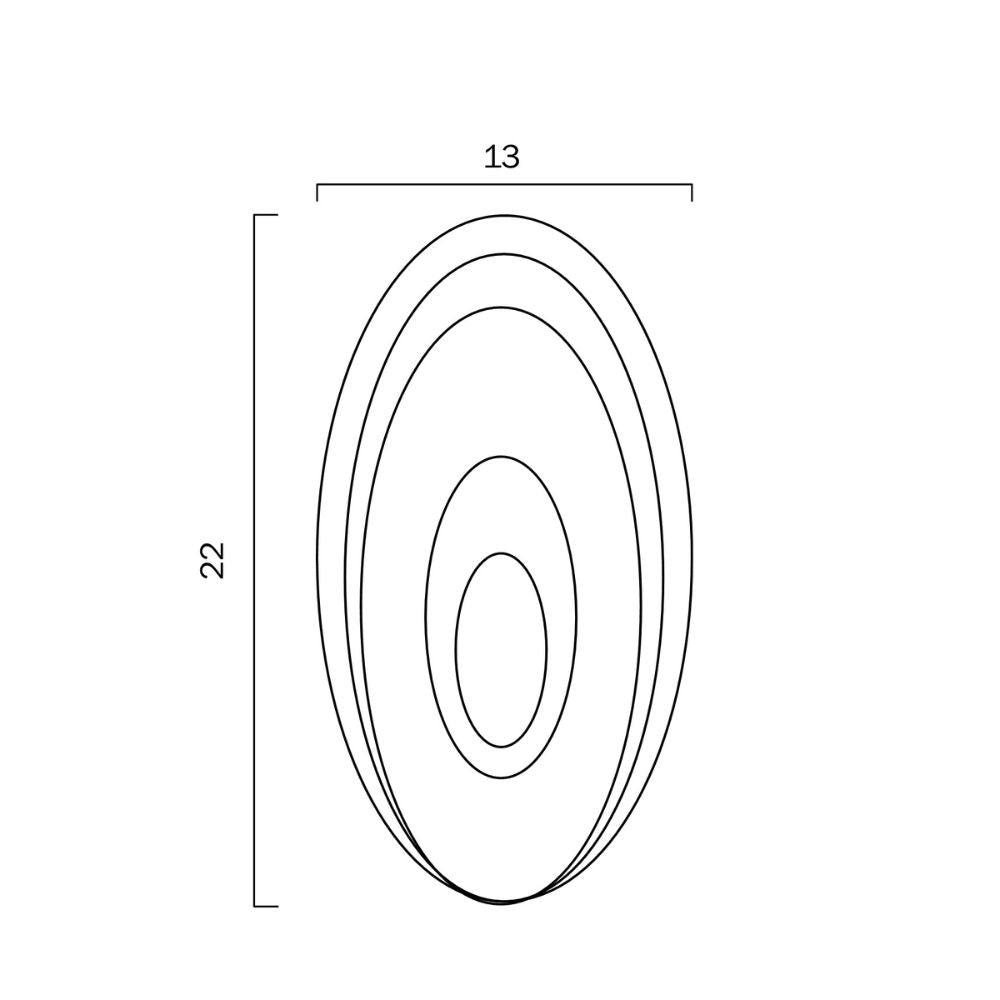 Telbix ELSA - 5W LED Round Indoor Wall Light 3000K IP20-Telbix-Ozlighting.com.au