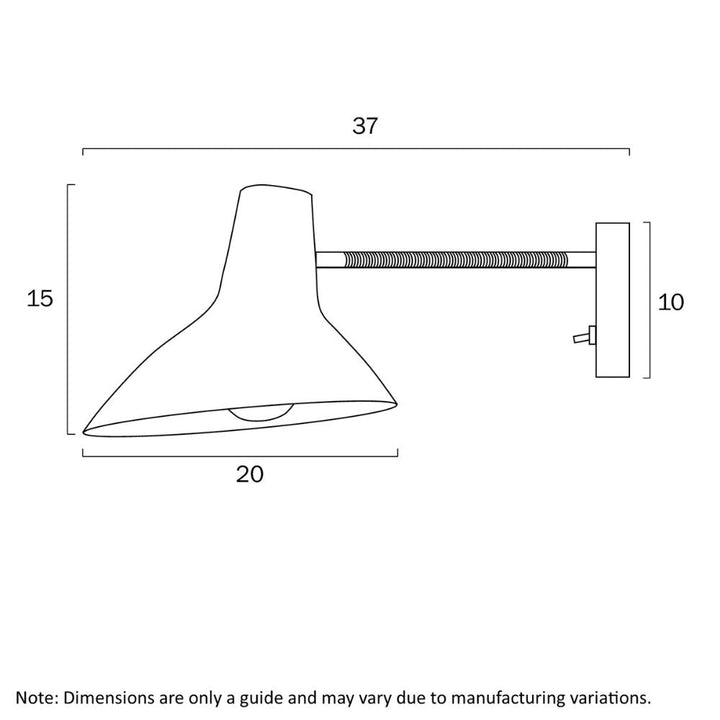 Telbix FARBON - Short Metal Wall Light-Telbix-Ozlighting.com.au