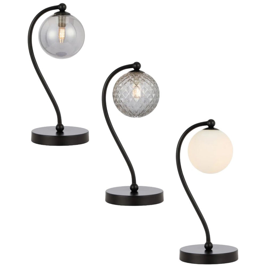 Telbix FELTON - 6W Black Matt Table Lamp-Telbix-Ozlighting.com.au