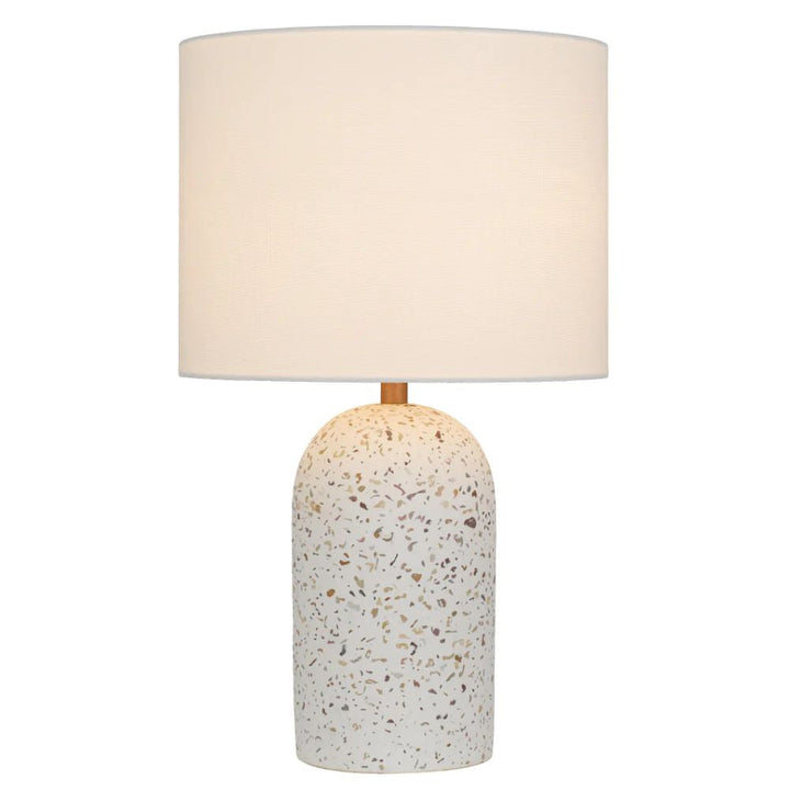 Telbix FEVIK - Medium Terrazzo/Concrete Table Lamp-Telbix-Ozlighting.com.au