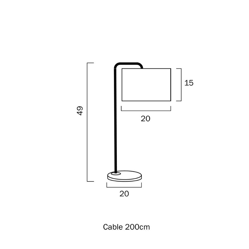 Telbix INGRID - 25W Table Lamp-Telbix-Ozlighting.com.au