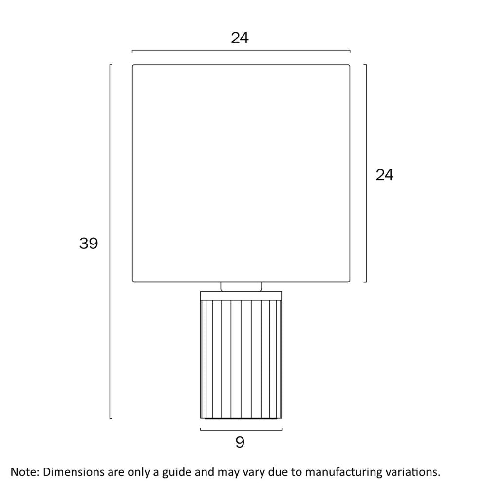 Telbix INWOOD - 25W Table Lamp-Telbix-Ozlighting.com.au