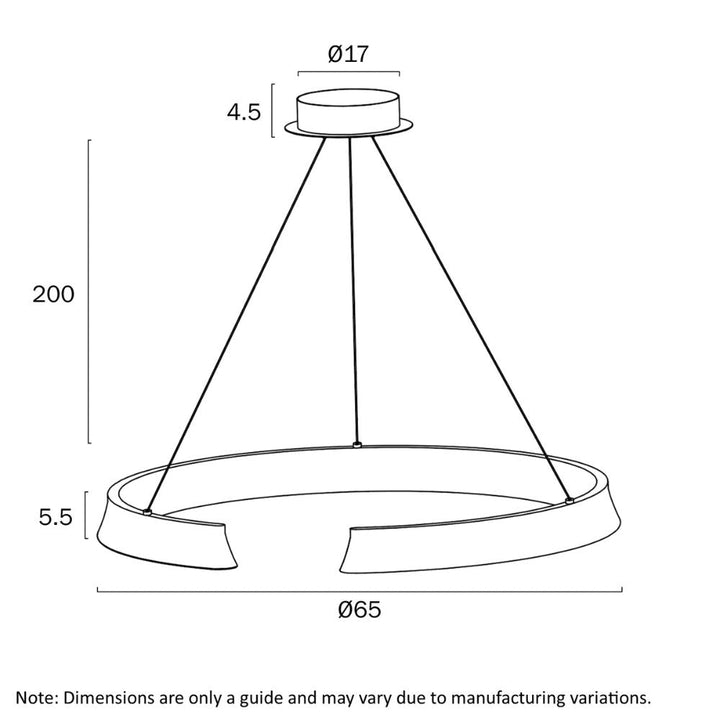 Telbix LUCID - 1 Light Round Pendant-Telbix-Ozlighting.com.au